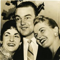 Howie Gray with Two Unidentified Women